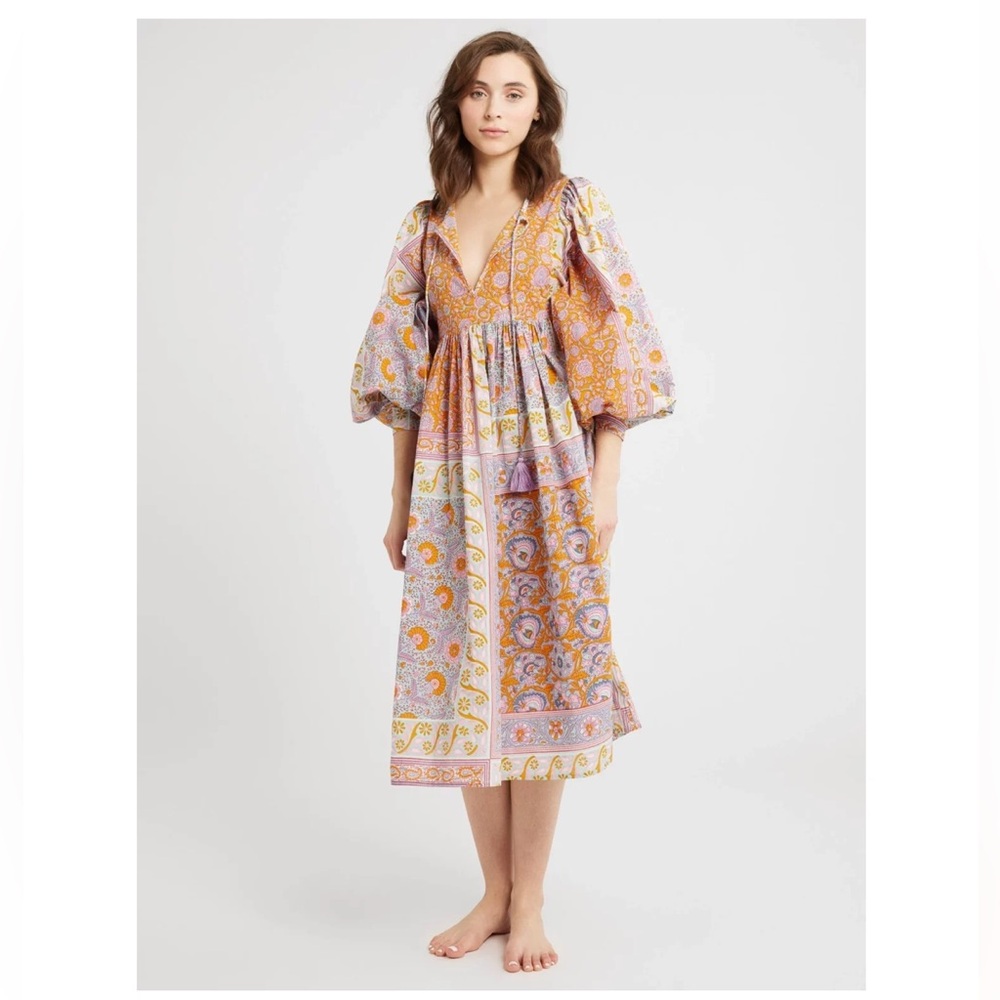 Mille Michelle Dress Palace Print Midi Size XS